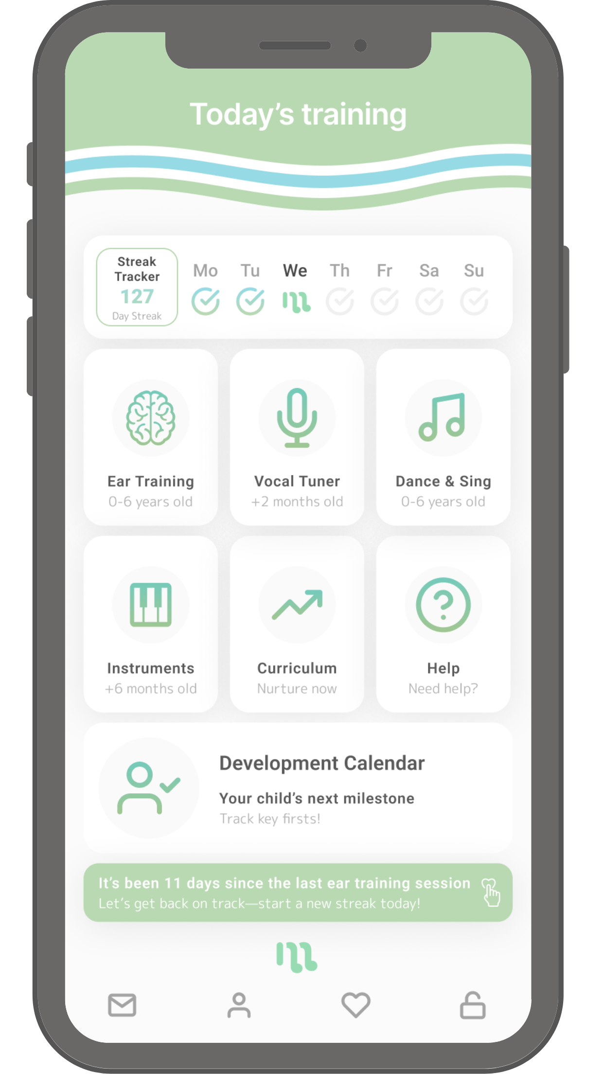 Pantalla de inicio de la app Memima